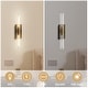 preview thumbnail 52 of 96, KAYLA Modern Glass Wall Sconces, Indoor Wall Lighting Wall Light Fixtures, Vanity Light with Glass Shade(2-Sets)