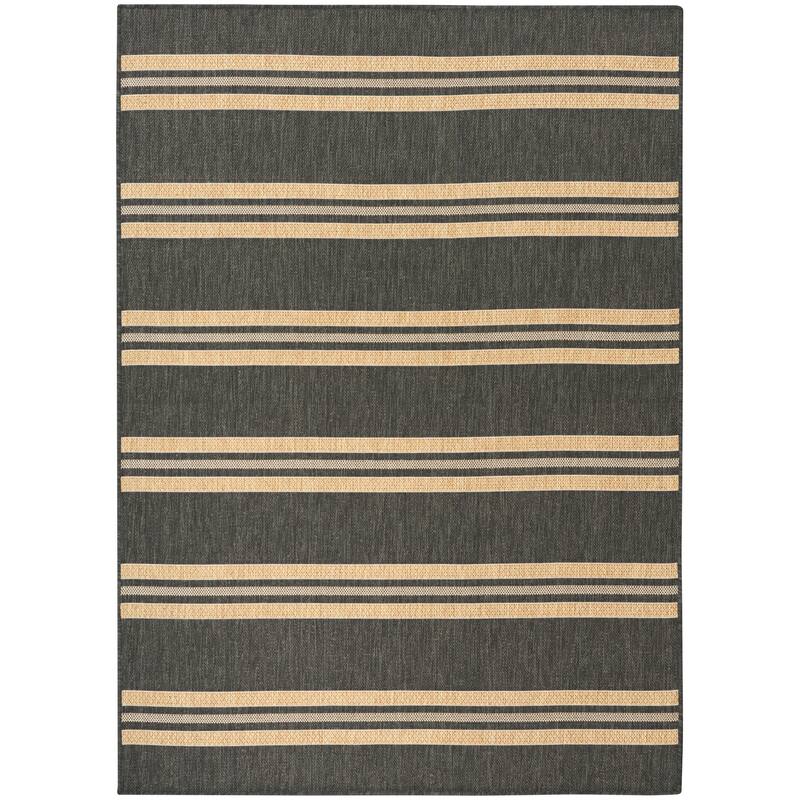 Nourison Horizon Indoor/Outdoor Modern Rug - 5' x 7' - Charcoal