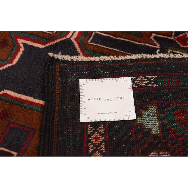 Teimani Navy Rug 3'10" x 6'7" - 3'10 x 6'7