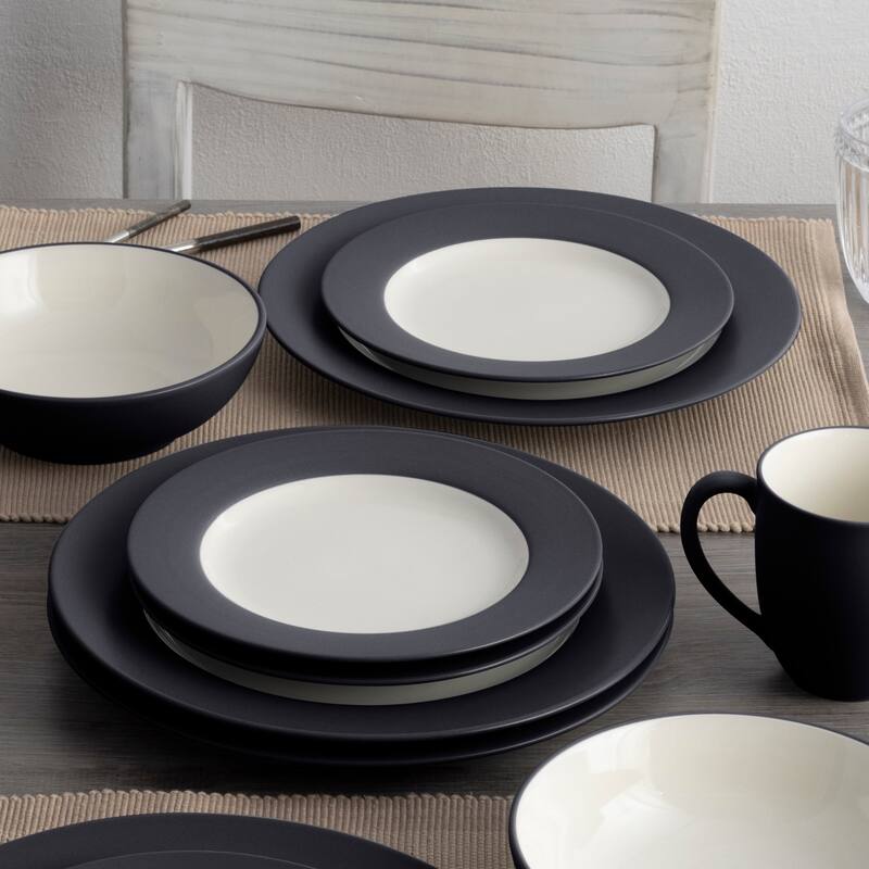 Noritake Colorwave 16-Piece Rim Dinnerware Set, Service For 4