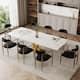 Option Alps White Top/Black&Gold chair