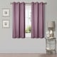 preview thumbnail 122 of 129, Superior Solid Machine Washable Room Darkening Grommet Curtains, Set of 2 42" x 63" - Wisteria