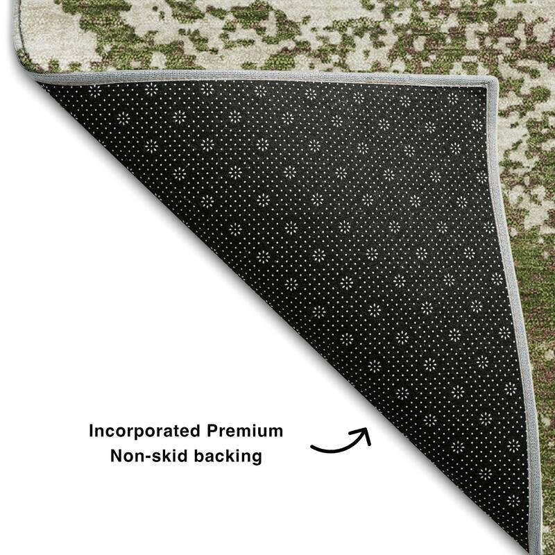 Premium Washable Super Soft Abstract Solid Mayfield Rug