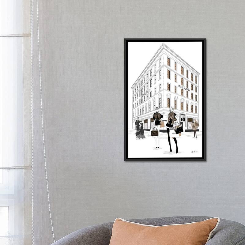 iCanvas "Louis Vuitton Girls" by So Loretta Framed Canvas Print