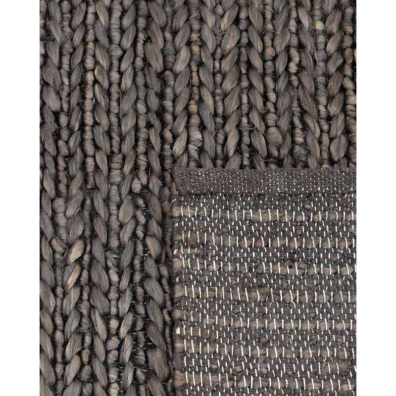 Overton Handmade Modern Contemporary Solid Area Rug