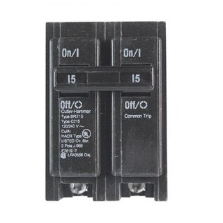 4 pack Eaton Cutler Hammer BR215 Circuit Breaker 15A 2P 15 Amp