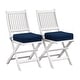 preview thumbnail 7 of 16, CorLiving Miramar Natural Hardwood Outdoor Dining Set, 5pc