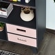 preview thumbnail 19 of 19, HOMCOM 3-Tier Child Bookcase Open Shelves Cabinet Floor Standing Home Office Storage Furniture Shelvin with Drawers