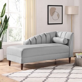 Velvet Chaise Lounge Indoor Upholstered Sofa Recliner Lounge Chair for ...