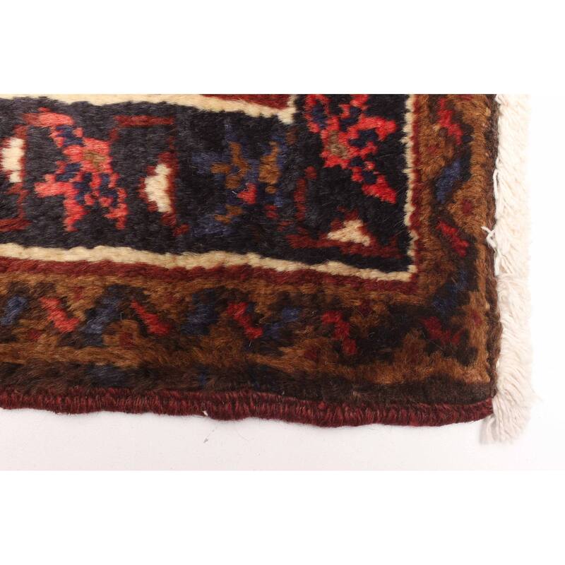 ECARPETGALLERY Hand-knotted Sarabi Red Wool Rug - 3'7 x 4'11