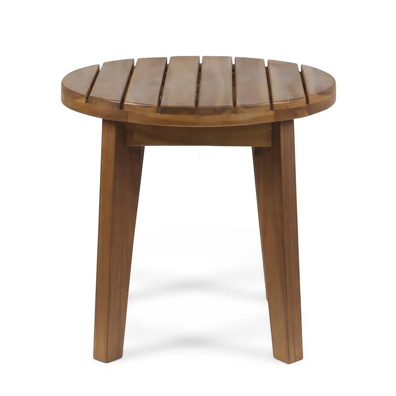 Christopher Knight Home Gertrude Outdoor 16" Acacia Wood Side Table