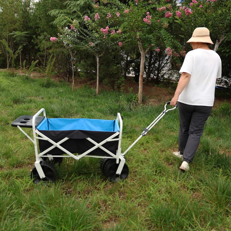 Modern Folding Wagon, Garden Shopping Beach Cart