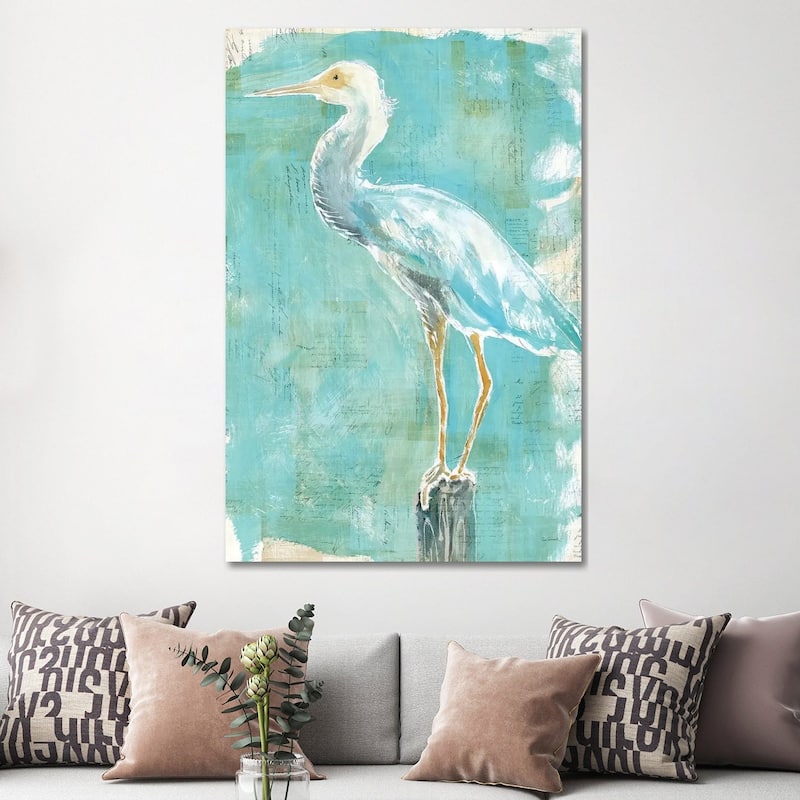 iCanvas "Coastal Egret II" by Sue Schlabach Canvas Print