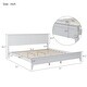 preview thumbnail 16 of 37, Modern Simple Solid Wood Platform Bed - Elegant Wood Bed with Headboard