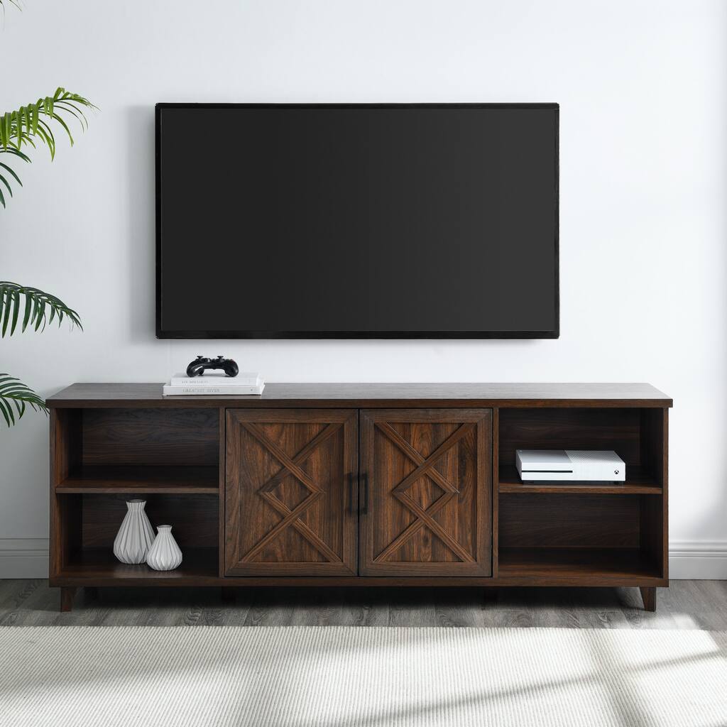 Walker Edison 70-inch Transitional TV Stand