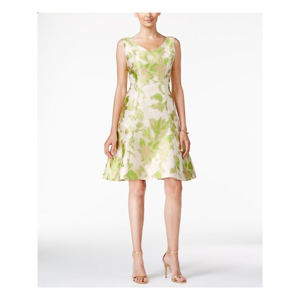 fit and flare cocktail dress white