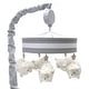 preview thumbnail 1 of 2, Lambs & Ivy Signature Goodnight Sheep Gray/White Musical Baby Crib Mobile