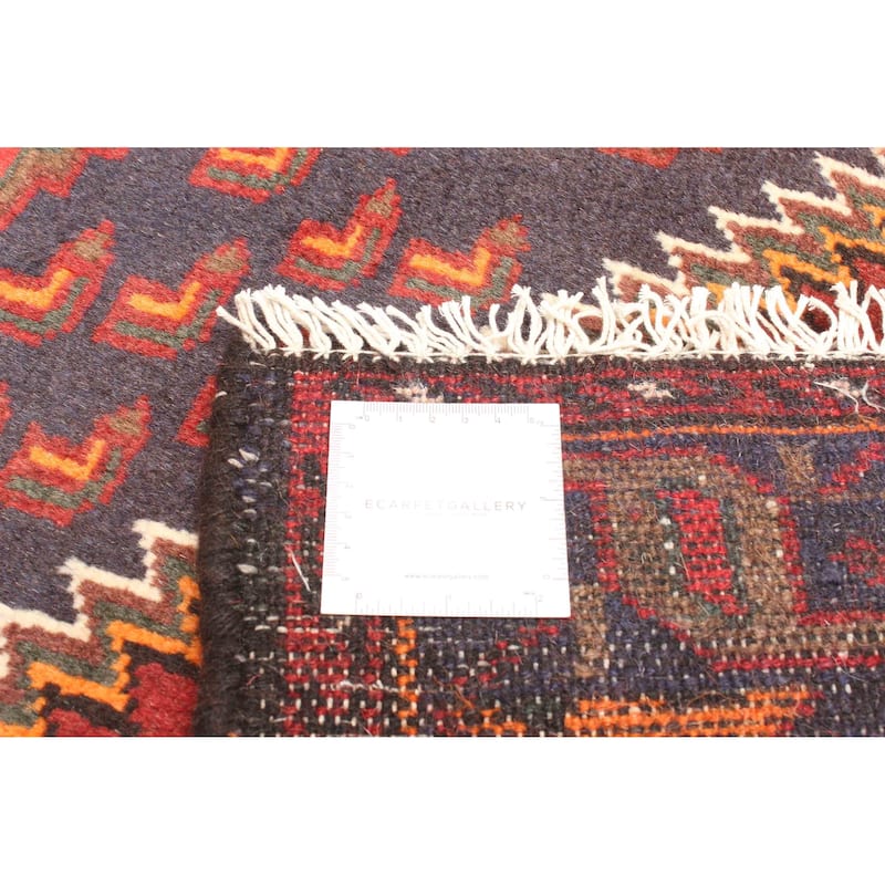 ECARPETGALLERY Hand-knotted Andelz Red Wool Rug - 4'3 x 6'4