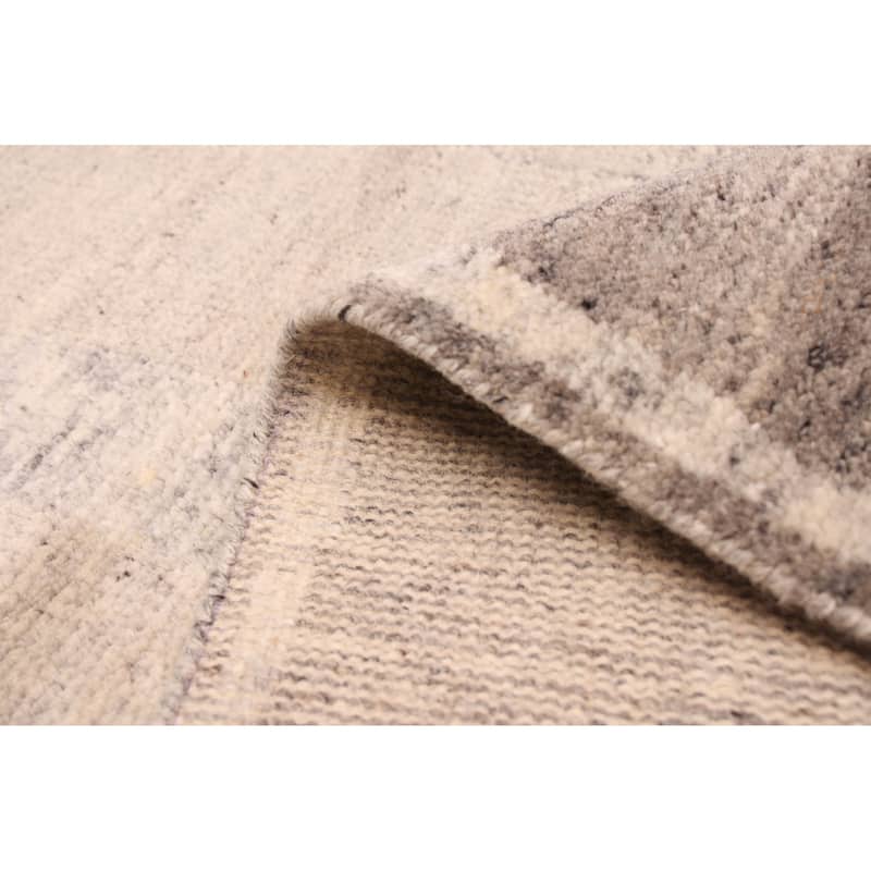ECARPETGALLERY Hand-knotted Tangier Light Khaki Wool Rug - 4'11 x 7'10