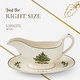 preview thumbnail 7 of 5, Spode Christmas Tree Gravy Boat and Stand - 8.4" L x 6.6" W x 4.5" H