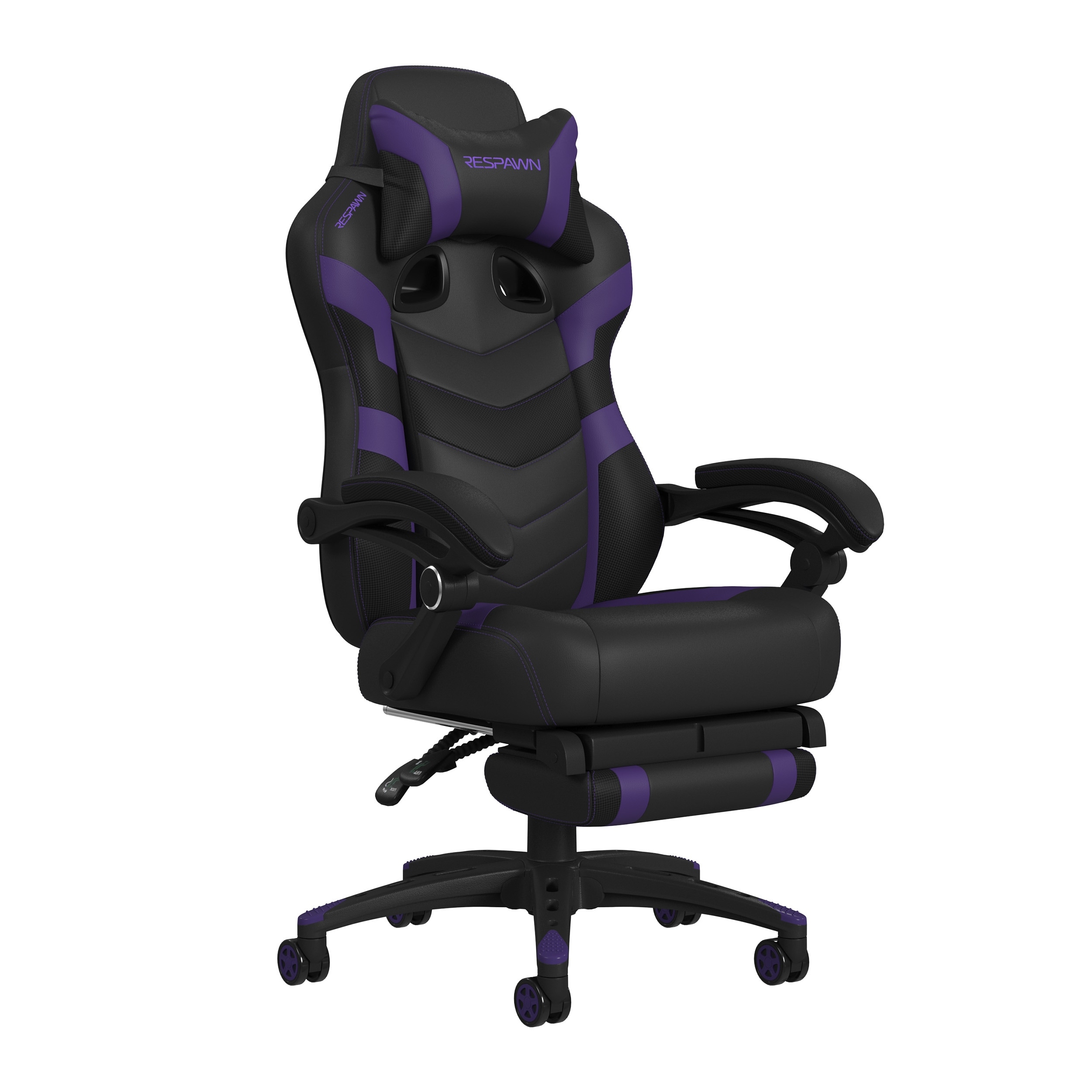 RESPAWN 110 Pro Gaming Chair Gaming Chair with Footrest Ergonomic Computer Desk Chair Purple