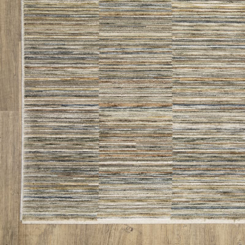 Sienna Distressed Abstract Beige/ Multi Area Rug