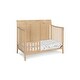 preview thumbnail 4 of 7, Natural Wood 4-in-1 Convertible Crib for Timeless Nurseries