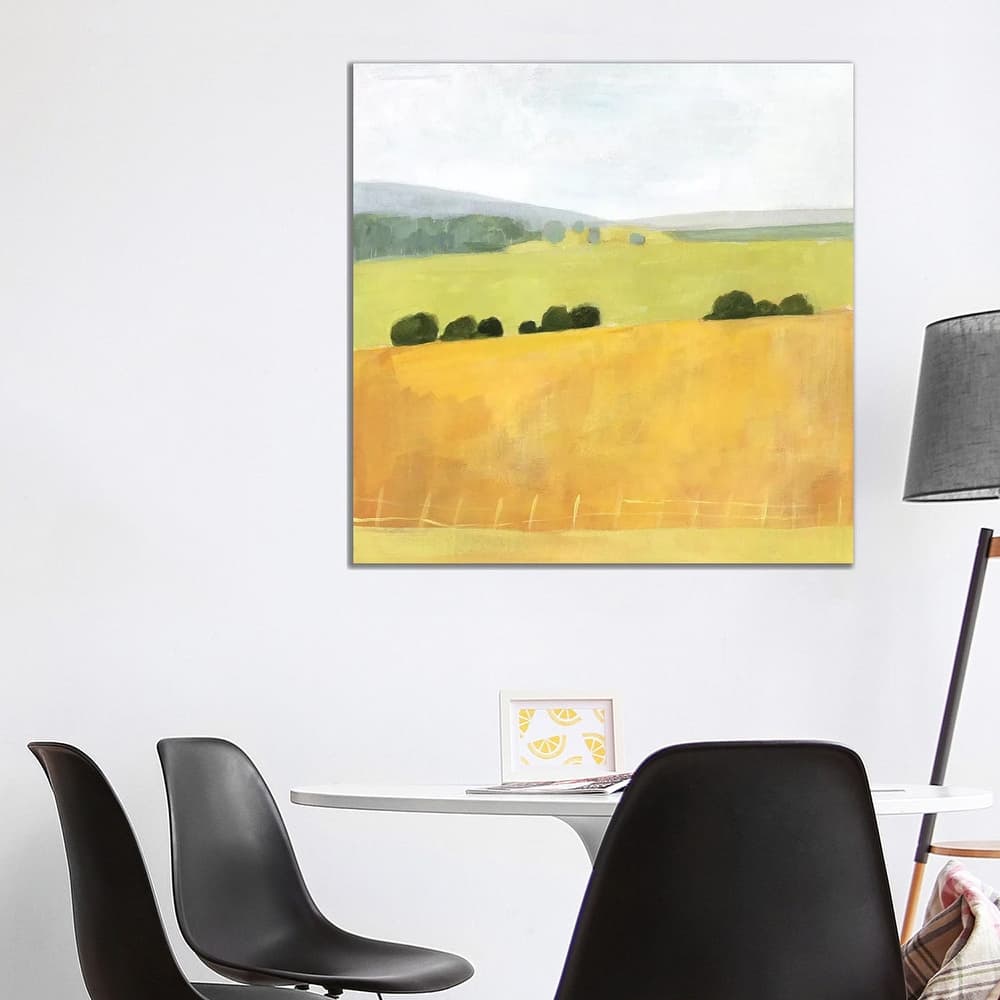 iCanvas "Soft Fieldscape II" by Victoria Borges Canvas Print