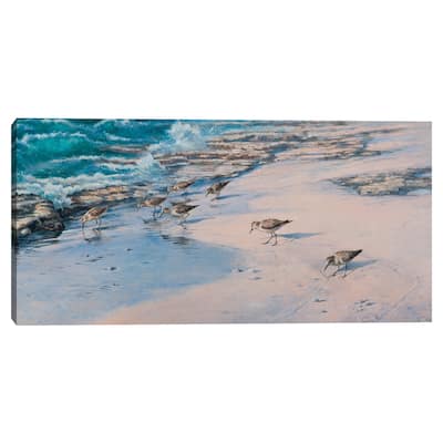 Sanderlings Canvas Art Print