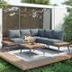 Option Grey Natural Wood