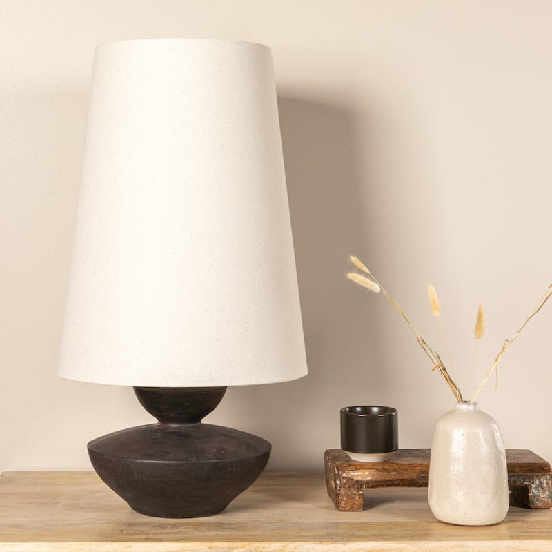 Table Lamp with Sculptural Base