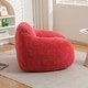 preview thumbnail 15 of 43, Memory Foam Bean Bag Chair Teddy Fabric Bean Bag Sofa with Armrest