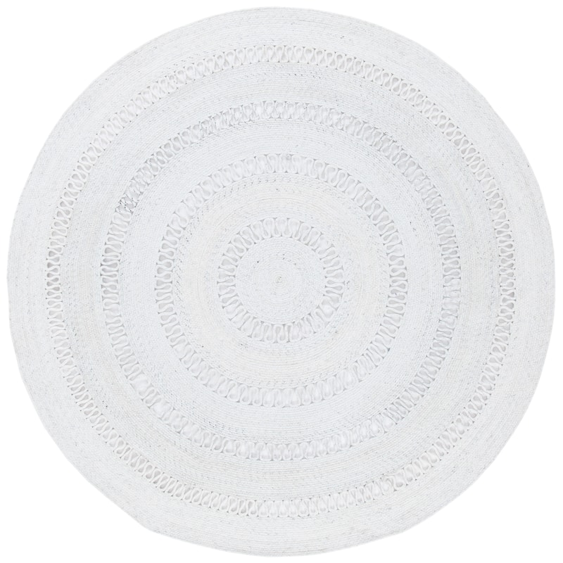 SAFAVIEH, Handmade Cape Cod Crenguta Farmhouse Polyester Round Area