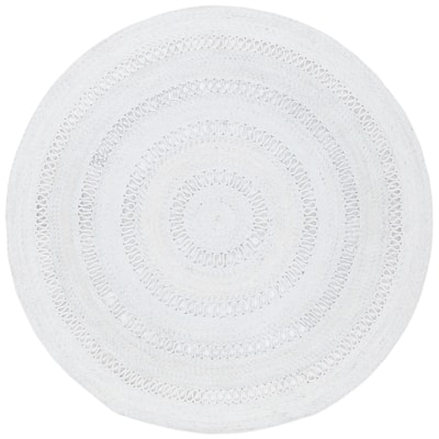 SAFAVIEH, Handmade Cape Cod Crenguta Farmhouse Polyester Round Area