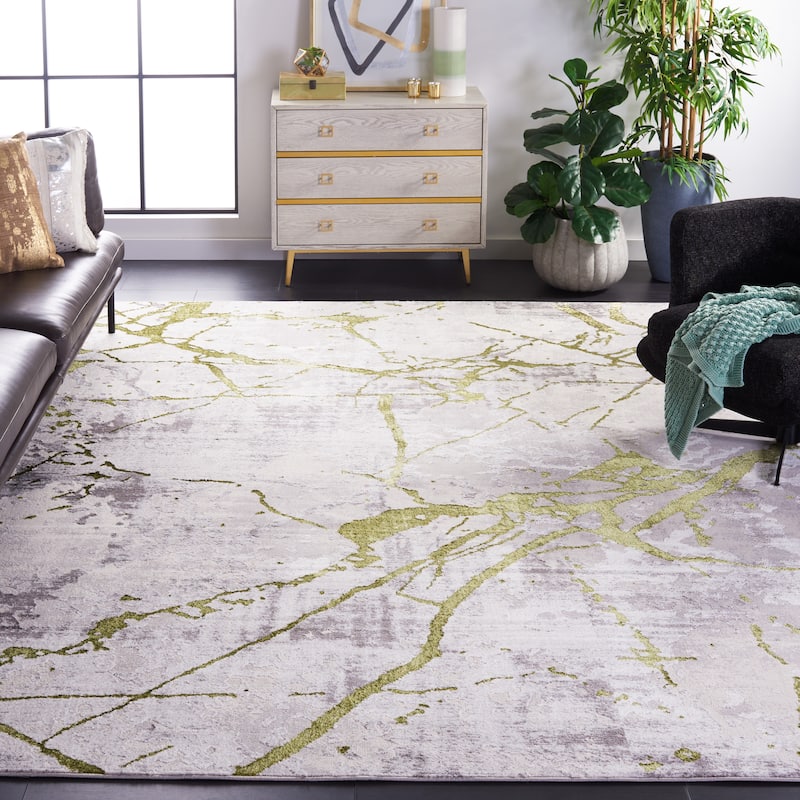SAFAVIEH Amelia Fietje Modern Abstract Distressed Rug