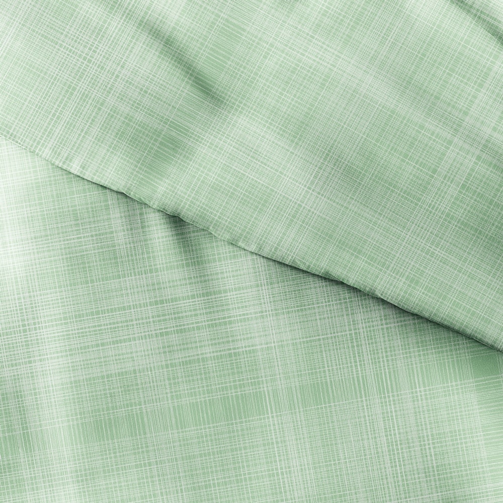 Becky Cameron Oversized Thatch 3-piece Patterned Duvet Cover Set