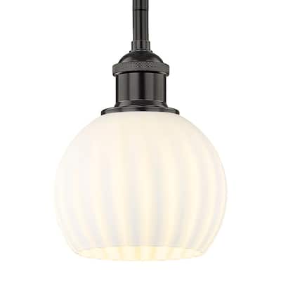 Innovations Lighting 616-1S 8 6 White Venetian Pendant White Venetian