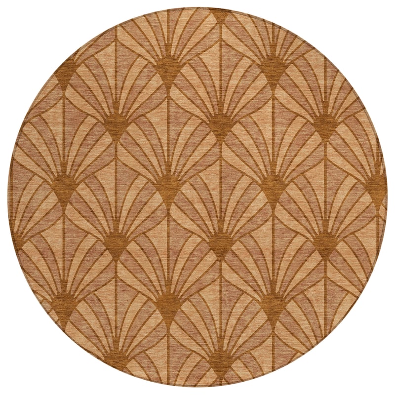 Machine Washable Indoor/ Outdoor Casual Kim Chantille Rug