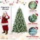 preview thumbnail 15 of 16, 5-9FT Artificial Christmas Tree with Pine Cones & Metal Stand 8 Foot