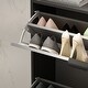preview thumbnail 7 of 6, 31.5"W Hallway Large Shoe Storage Cabinet Wooden Cupboard/Organiser
