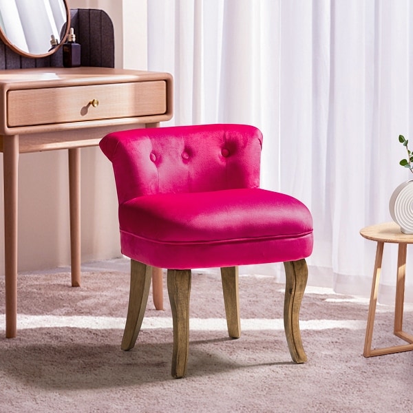 Vanity chair wood shop
