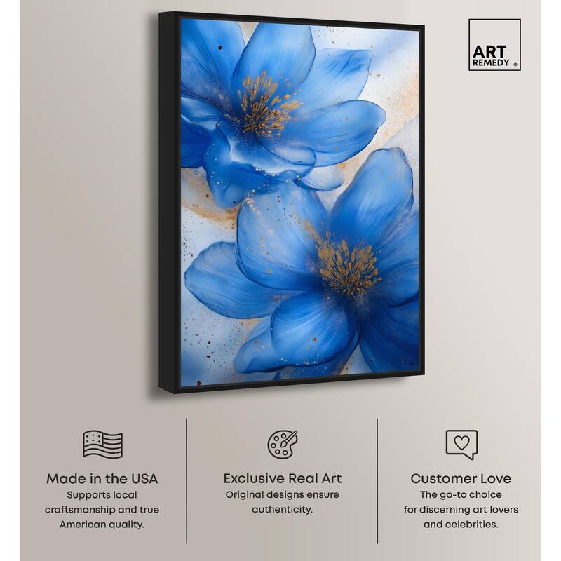 Twilight Teal Tint II Canvas by Art Remedy