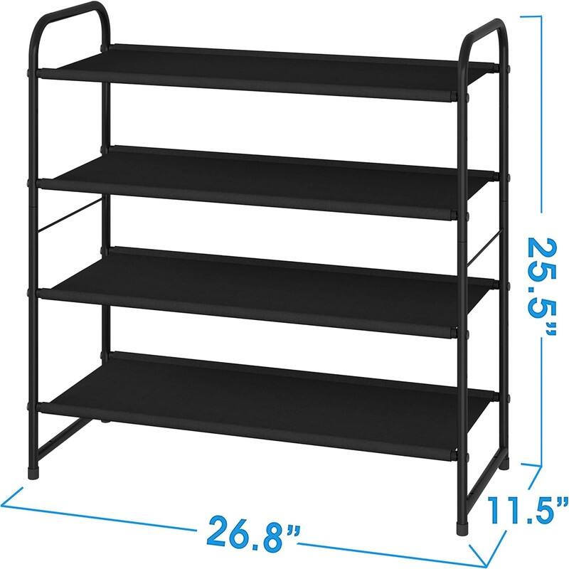 3-Tier Stackable Shoe Rack
