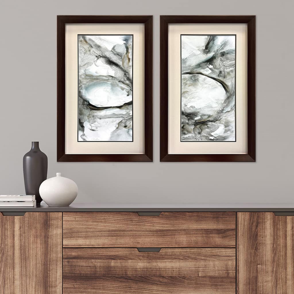 Paragon Marble Motion Framed Art - Set of 2