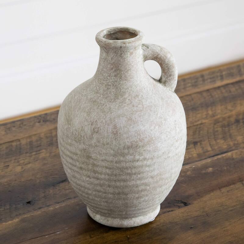6-in Natural Ceramic Jug