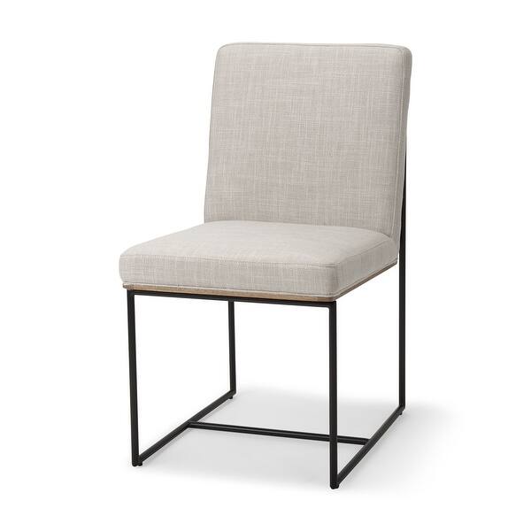 Black Solid Wood Seat With Black Iron Frame Dining Chair Black Solid Wood Seat With Black Iron Frame Dining Chair