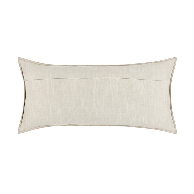 Kosas Home Cheyenne 100% Leather 16x36" Throw Pillow, Chestnut