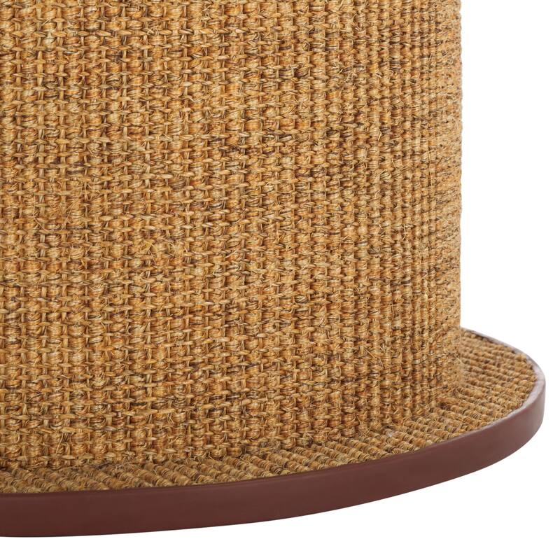 SAFAVIEH Home Natural/Brown 15"W x 15"L x 19"H Sisal Cat Scratch Sisal Poster - 15"W x 15"L x 19"H