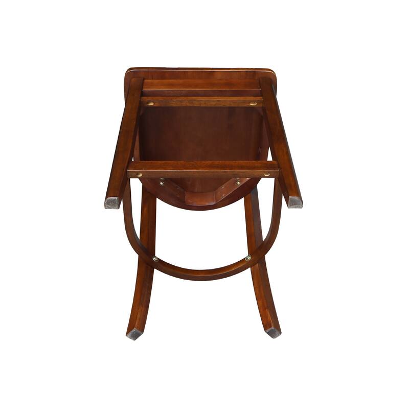 International Concepts Solid Wood Emily Dining Stool
