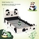 preview thumbnail 10 of 8, Costway Twin Size Kids Bed Toddler Upholstered Low Profile Bed Frame